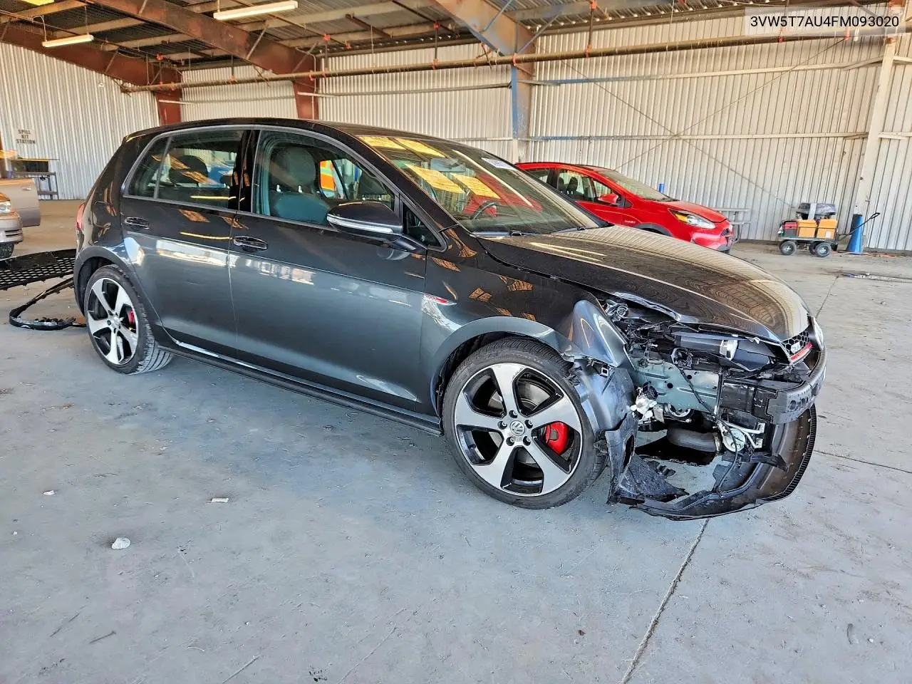 2015 Volkswagen Gti VIN: 3VW5T7AU4FM093020 Lot: 57647516