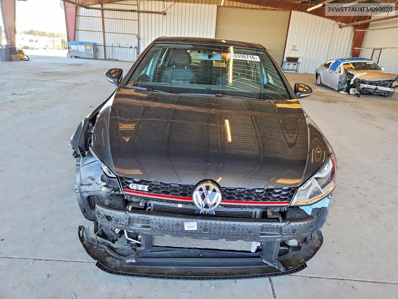 2015 Volkswagen Gti VIN: 3VW5T7AU4FM093020 Lot: 57647516