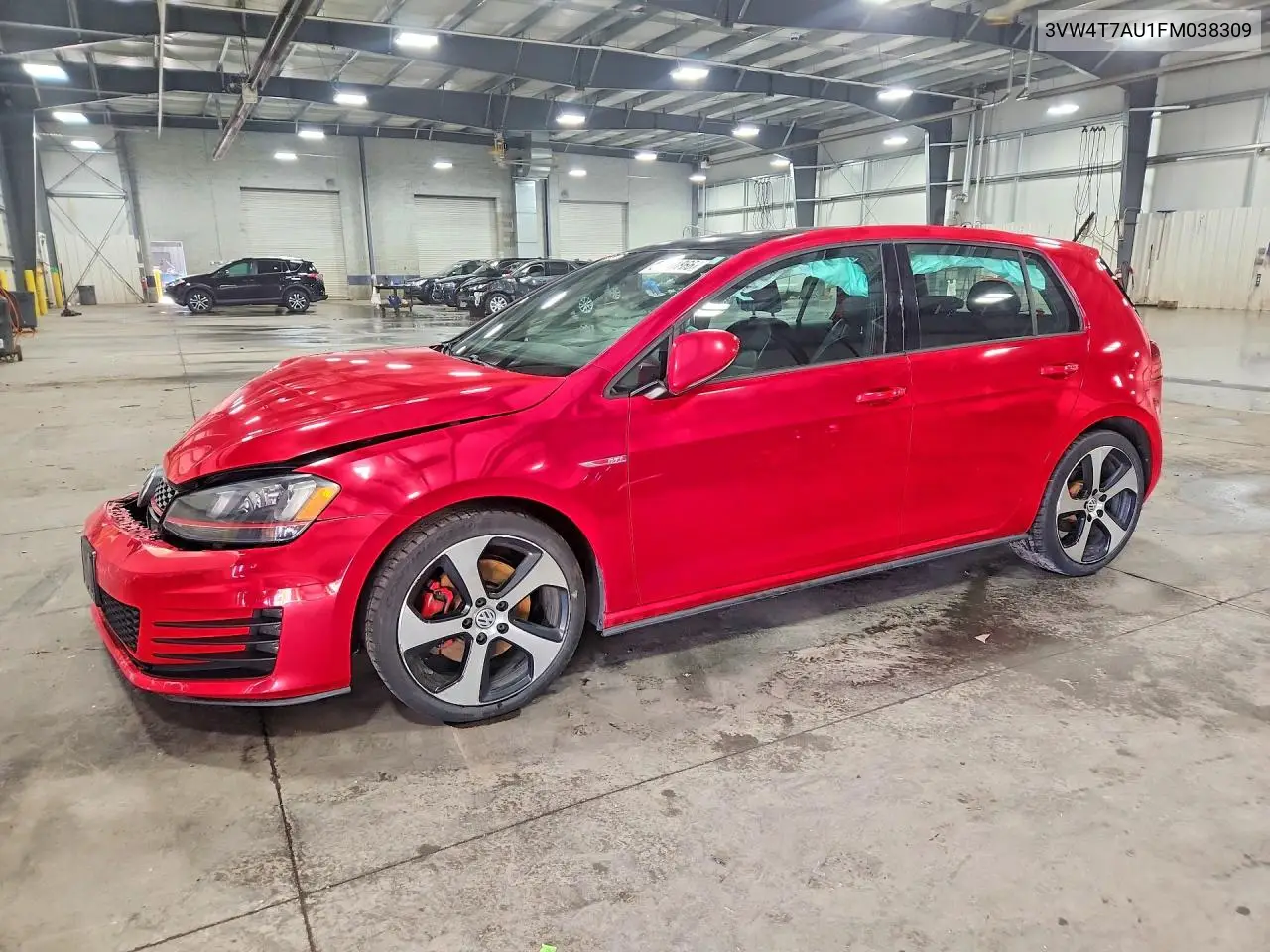 2015 Volkswagen Gti VIN: 3VW4T7AU1FM038309 Lot: 58451866