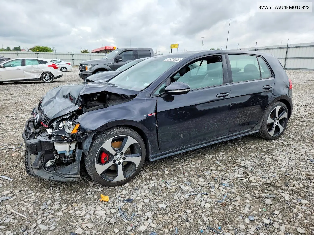 2015 Volkswagen Gti VIN: 3VW5T7AU4FM015823 Lot: 58957666