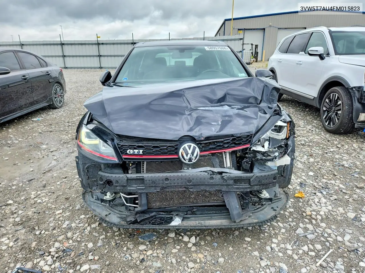 2015 Volkswagen Gti VIN: 3VW5T7AU4FM015823 Lot: 58957666