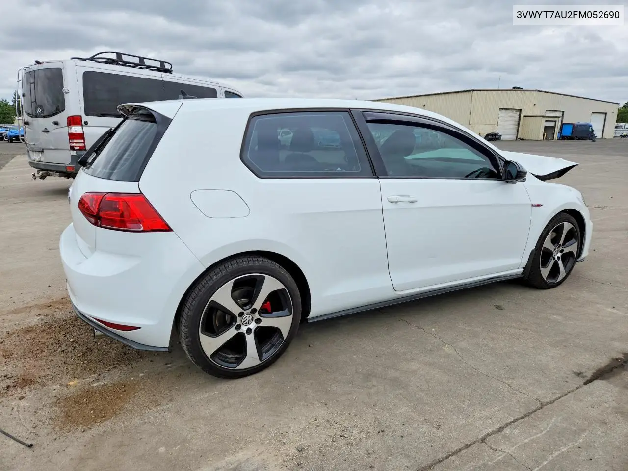 2015 Volkswagen Gti VIN: 3VWYT7AU2FM052690 Lot: 59187276
