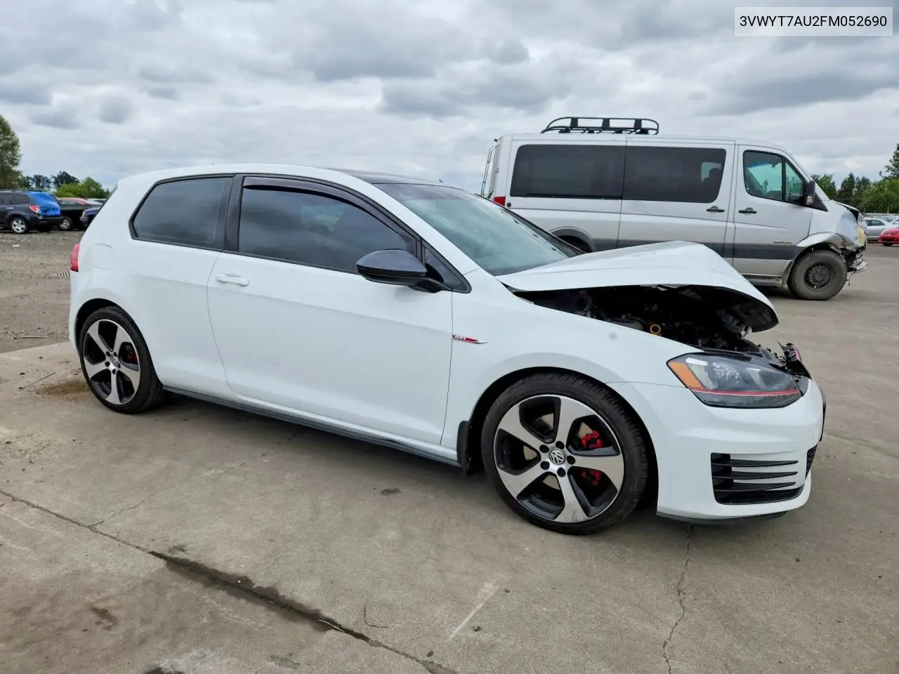 2015 Volkswagen Gti VIN: 3VWYT7AU2FM052690 Lot: 59187276