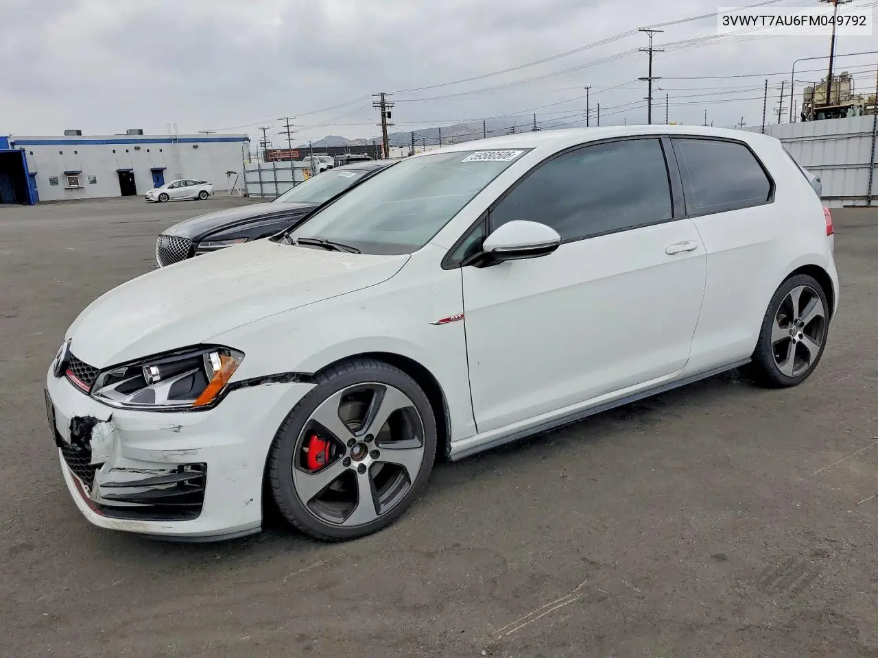 2015 Volkswagen Gti VIN: 3VWYT7AU6FM049792 Lot: 59580506
