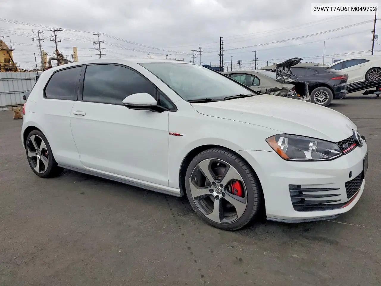 2015 Volkswagen Gti VIN: 3VWYT7AU6FM049792 Lot: 59580506