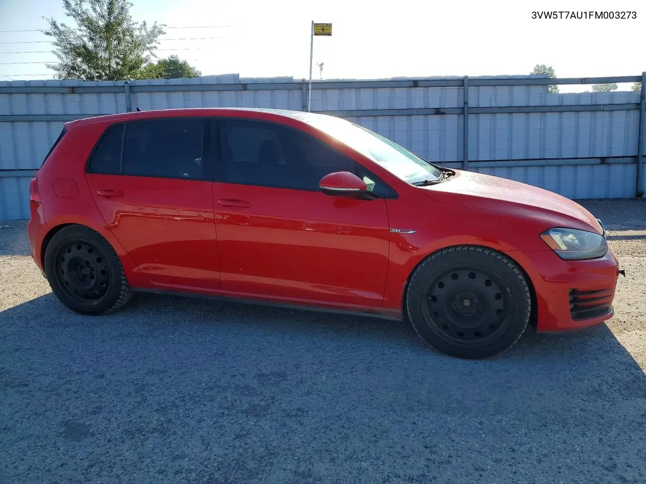 2015 Volkswagen Gti VIN: 3VW5T7AU1FM003273 Lot: 60468546