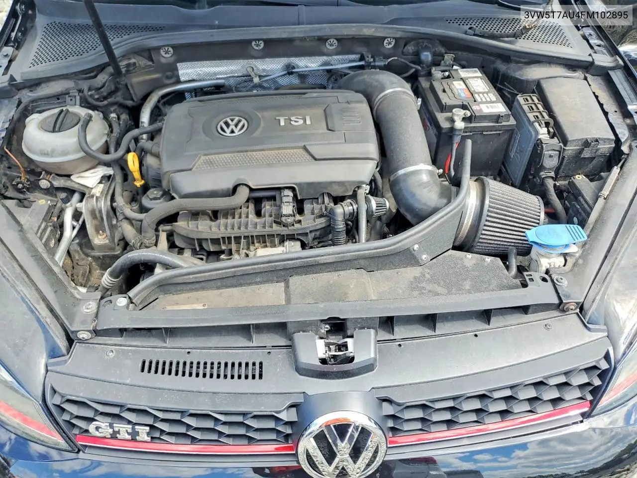 2015 Volkswagen Gti VIN: 3VW5T7AU4FM102895 Lot: 60736996