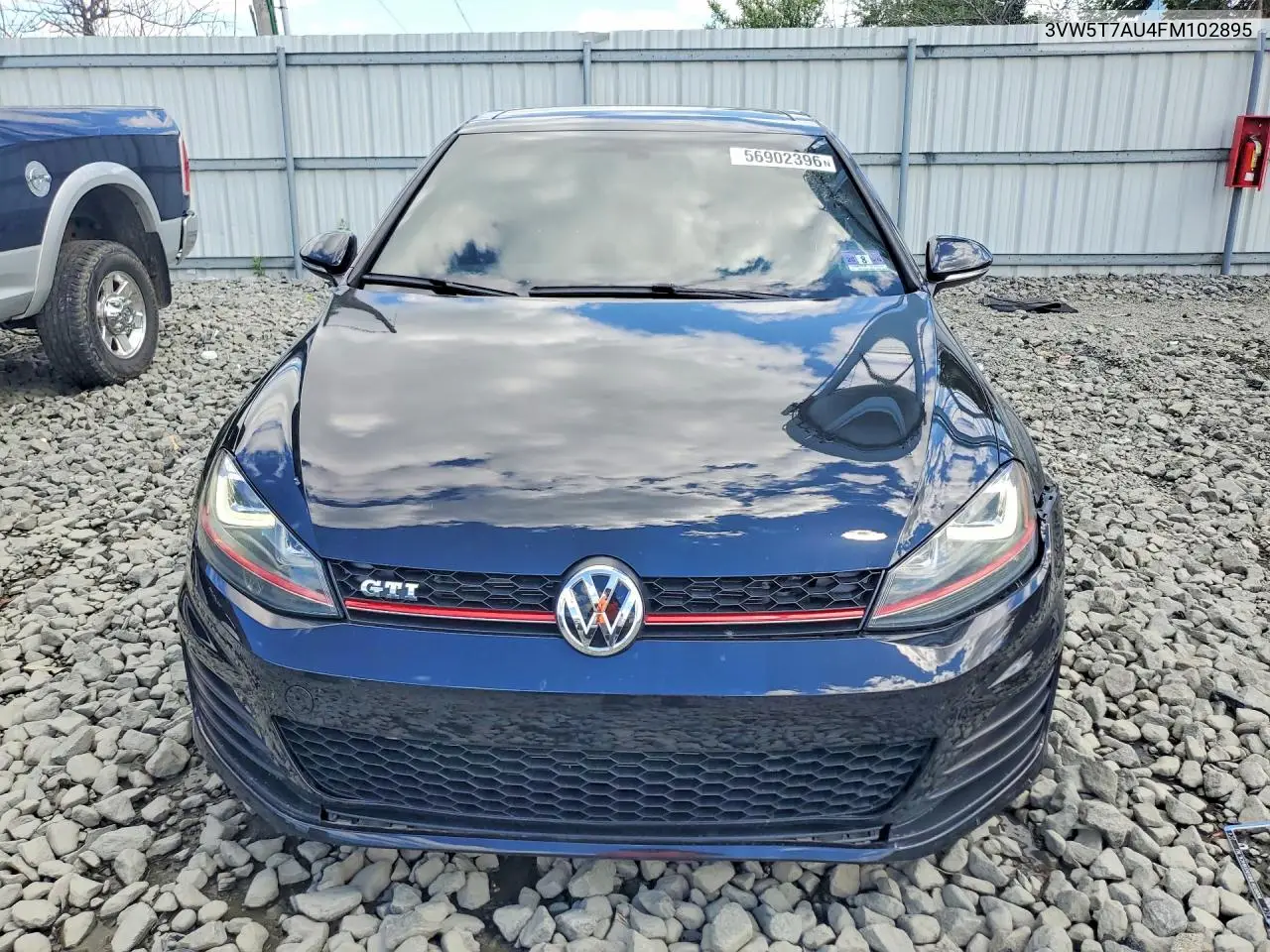 2015 Volkswagen Gti VIN: 3VW5T7AU4FM102895 Lot: 60736996