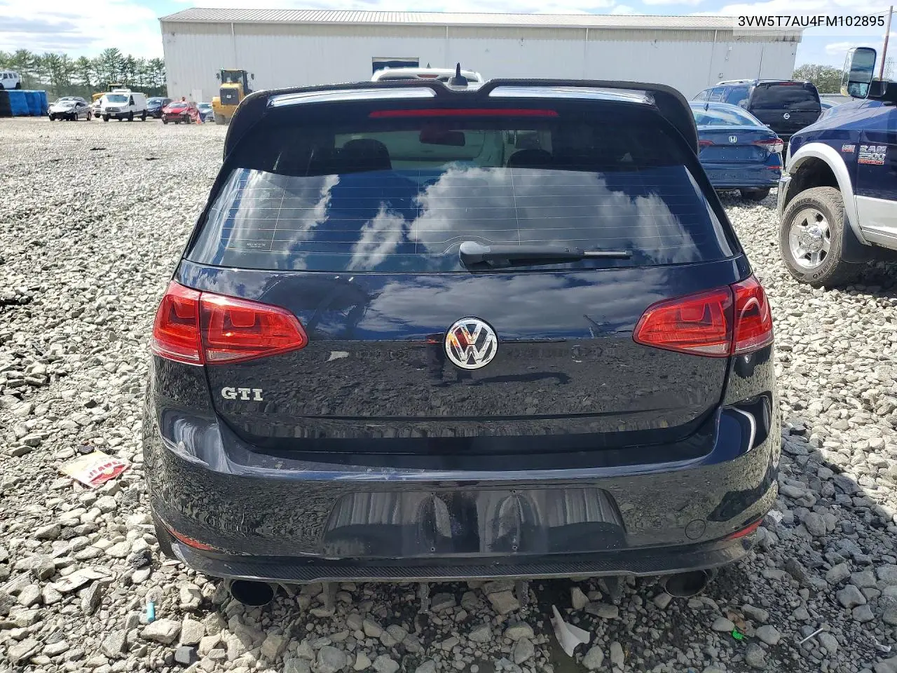 2015 Volkswagen Gti VIN: 3VW5T7AU4FM102895 Lot: 60736996