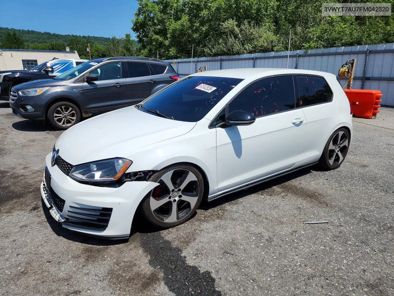 2015 Volkswagen Gti VIN: 3VWYT7AU7FM042320 Lot: 61242836