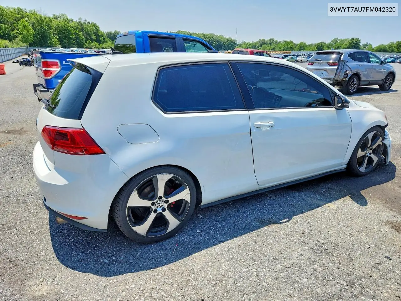 2015 Volkswagen Gti VIN: 3VWYT7AU7FM042320 Lot: 61242836