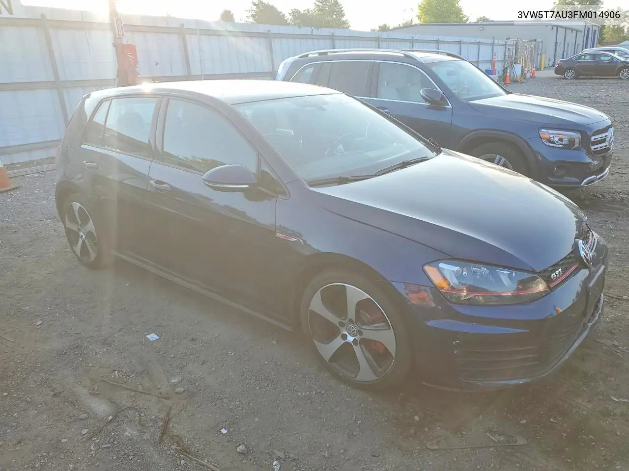 2015 Volkswagen Gti VIN: 3VW5T7AU3FM014906 Lot: 74514855