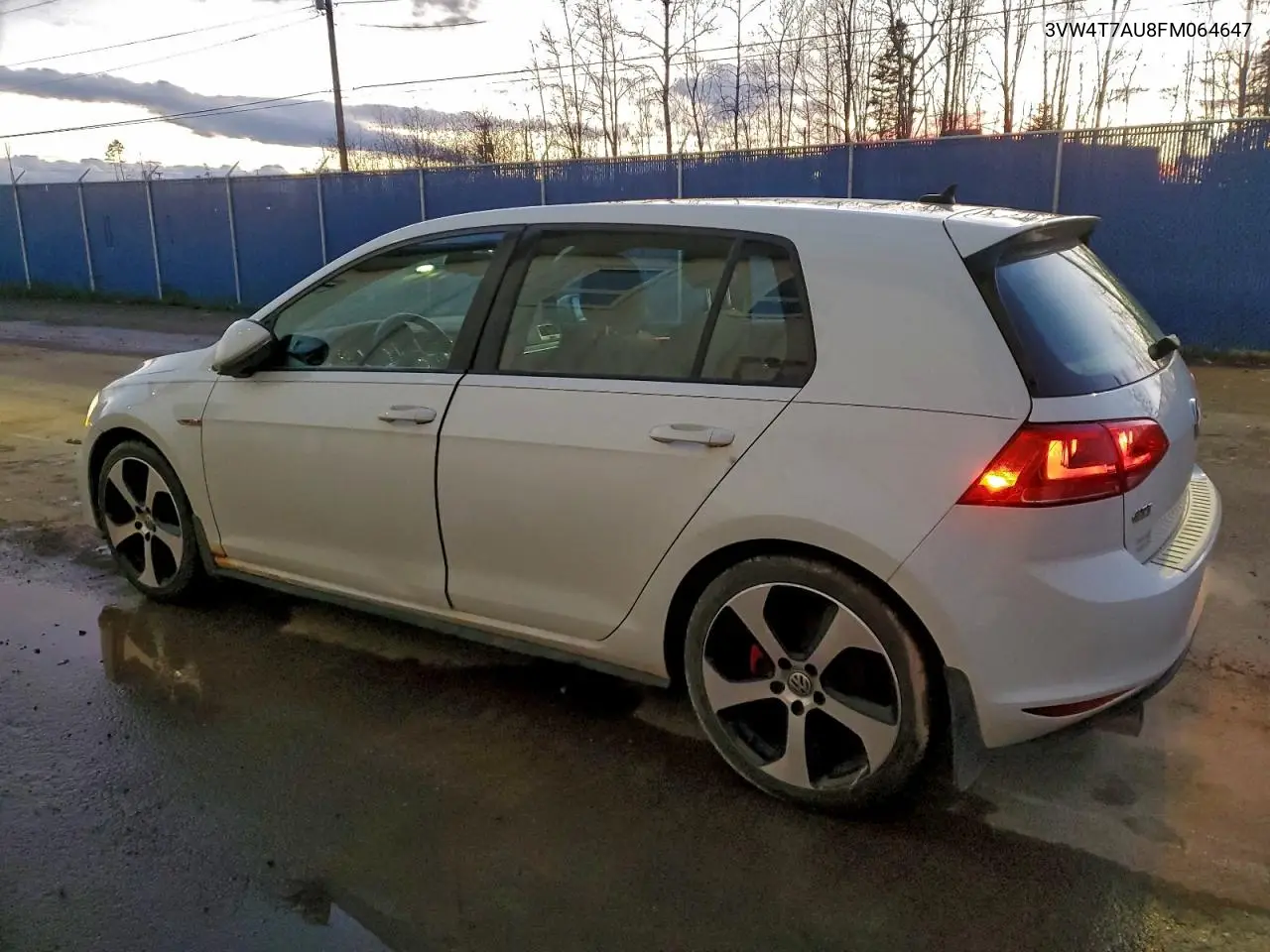 3VW4T7AU8FM064647 2015 Volkswagen Gti