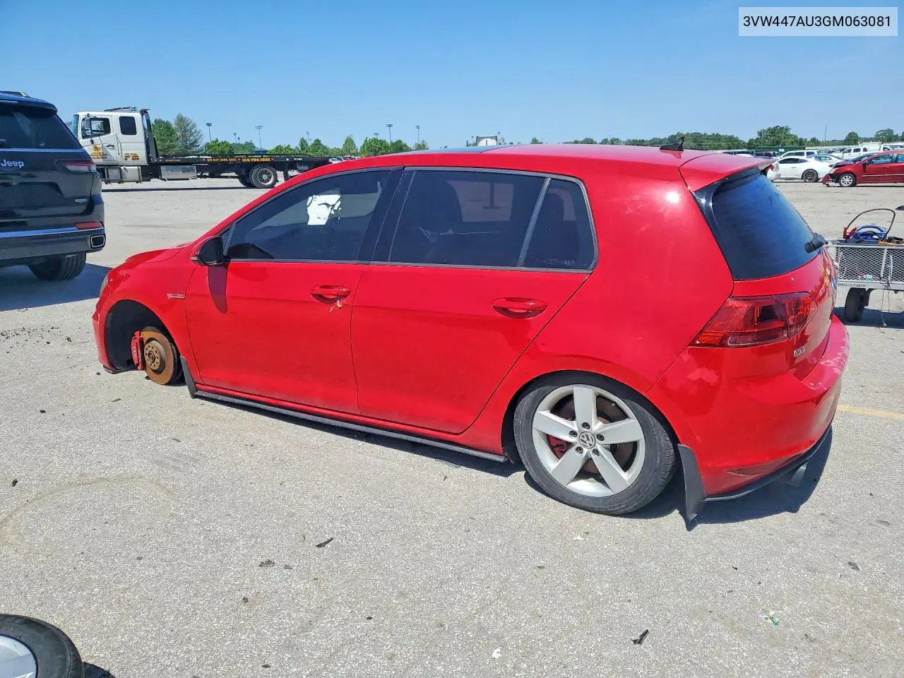 2016 Volkswagen Gti S VIN: 3VW447AU3GM063081 Lot: 51969906