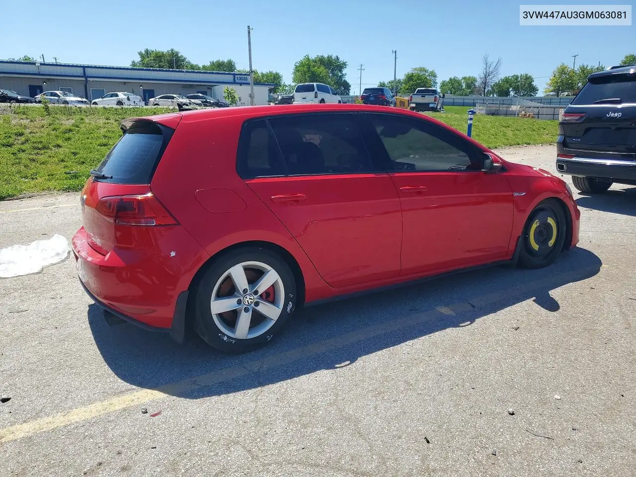 2016 Volkswagen Gti S VIN: 3VW447AU3GM063081 Lot: 51969906