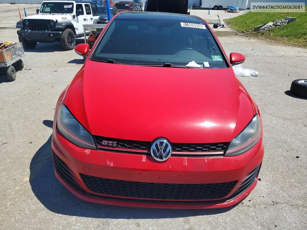 2016 Volkswagen Gti S VIN: 3VW447AU3GM063081 Lot: 51969906