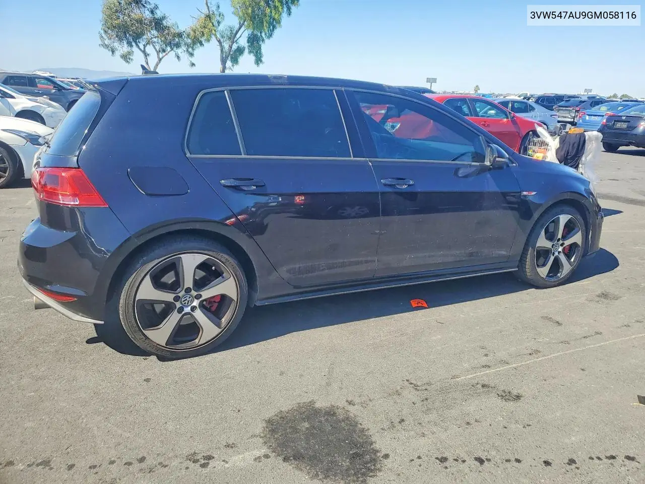 2016 Volkswagen Gti S VIN: 3VW547AU9GM058116 Lot: 55747296