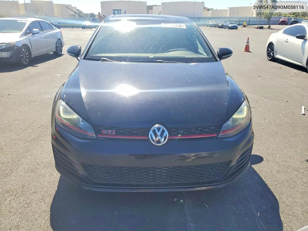 2016 Volkswagen Gti S VIN: 3VW547AU9GM058116 Lot: 55747296