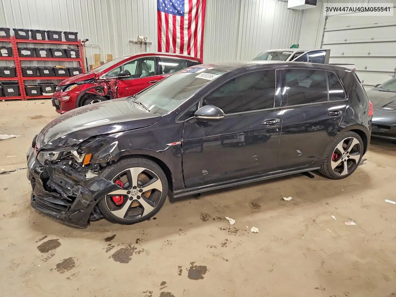 2016 Volkswagen Gti S VIN: 3VW447AU4GM055541 Lot: 56692096