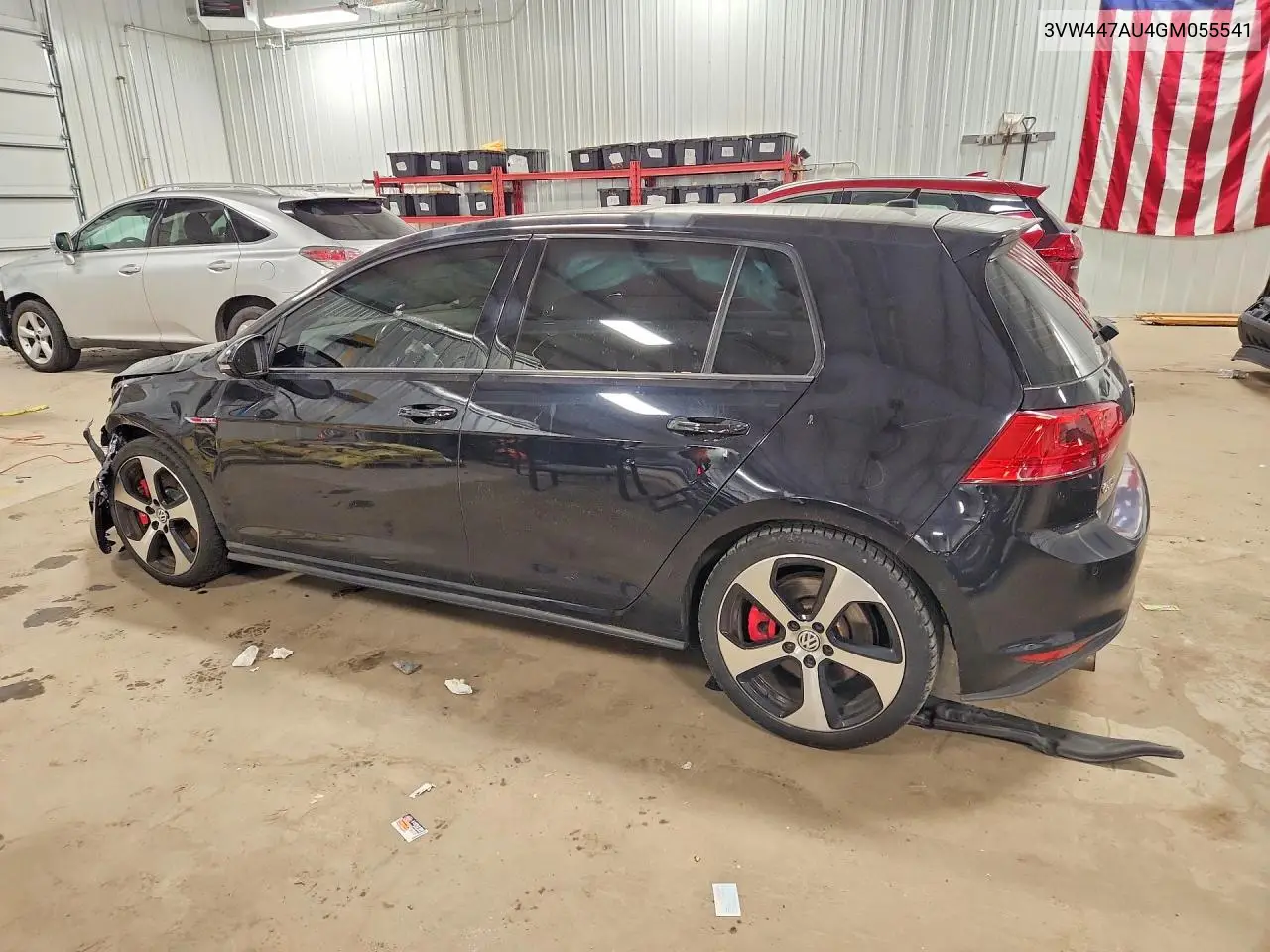 2016 Volkswagen Gti S VIN: 3VW447AU4GM055541 Lot: 56692096