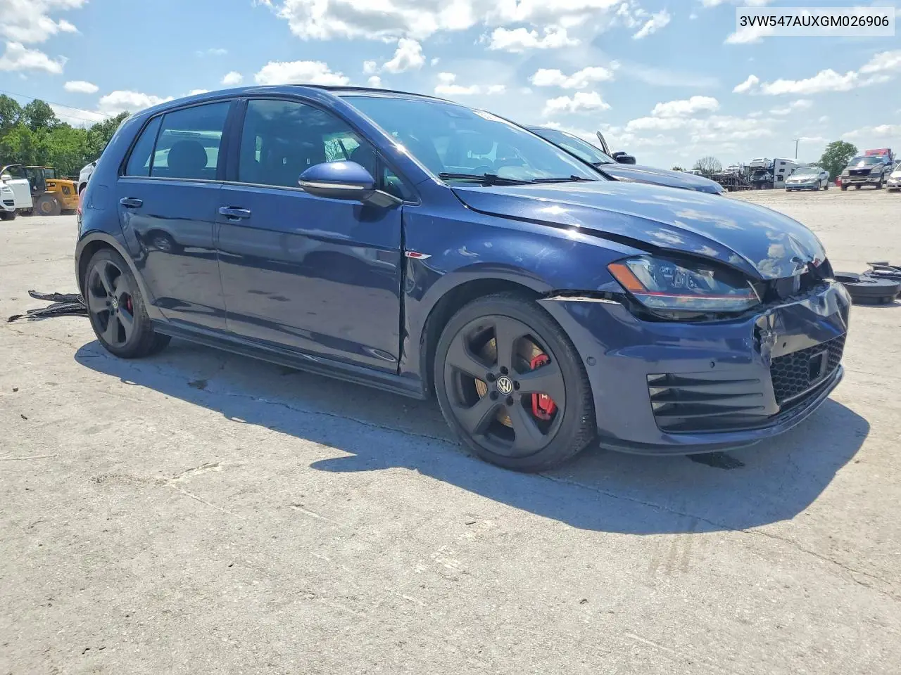 2016 Volkswagen Gti S VIN: 3VW547AUXGM026906 Lot: 56879166