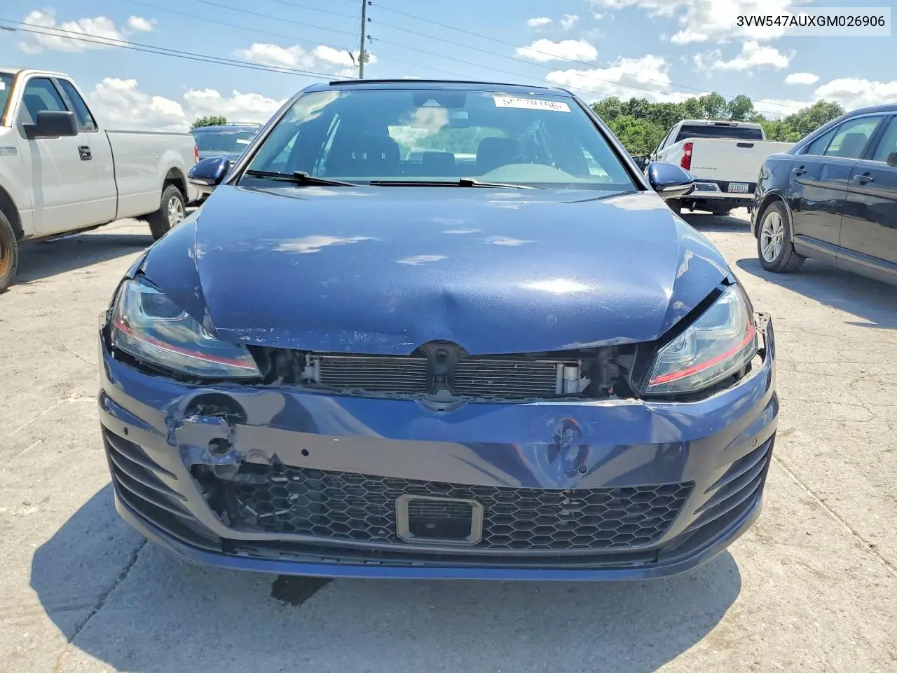 2016 Volkswagen Gti S VIN: 3VW547AUXGM026906 Lot: 56879166