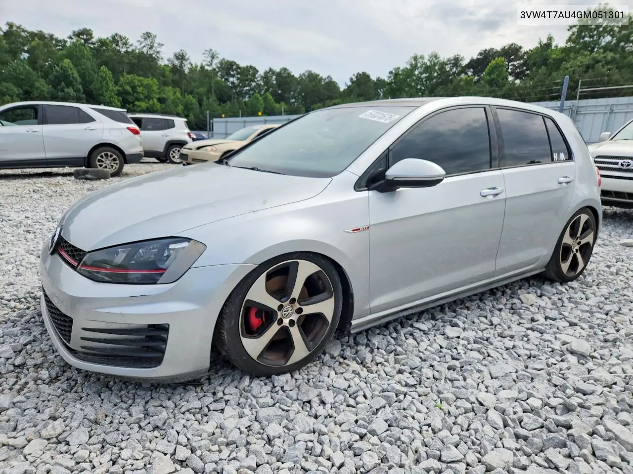 2016 Volkswagen Gti S VIN: 3VW4T7AU4GM051301 Lot: 57231676