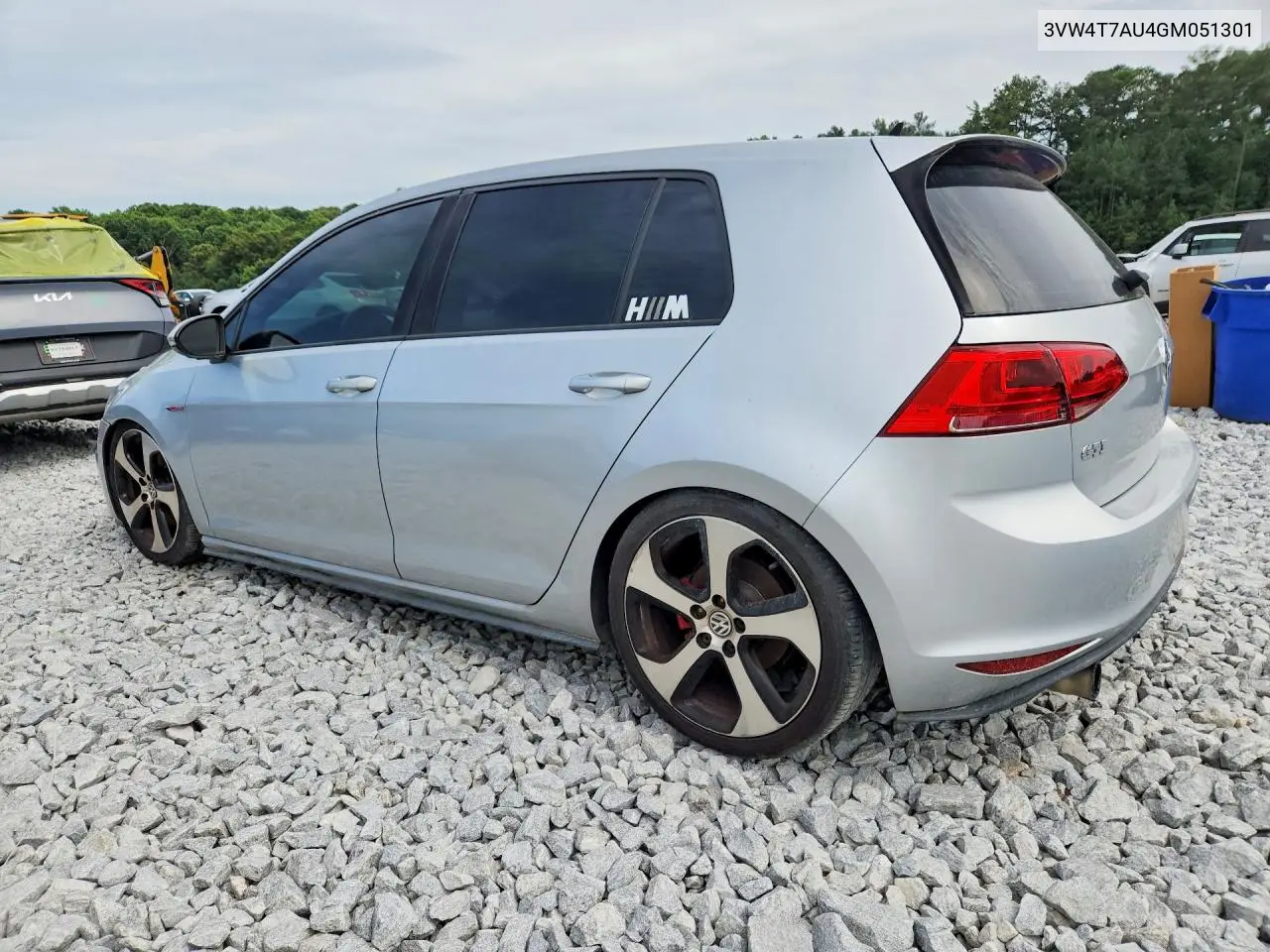 2016 Volkswagen Gti S VIN: 3VW4T7AU4GM051301 Lot: 57231676