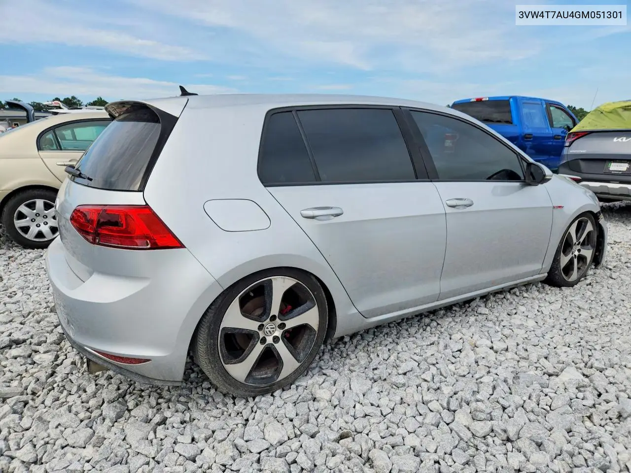 2016 Volkswagen Gti S VIN: 3VW4T7AU4GM051301 Lot: 57231676