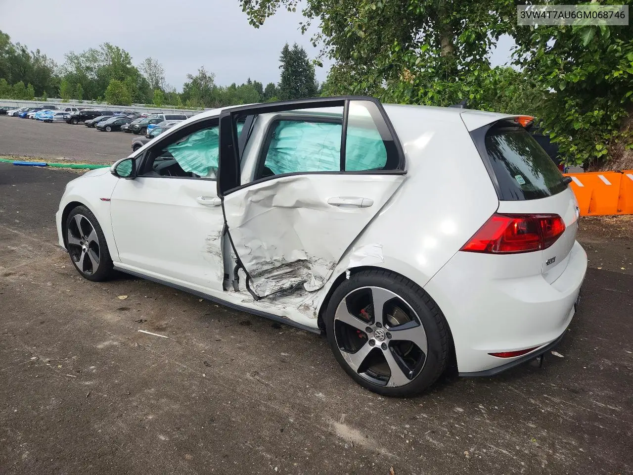 2016 Volkswagen Gti VIN: 3VW4T7AU6GM068746 Lot: 58972146