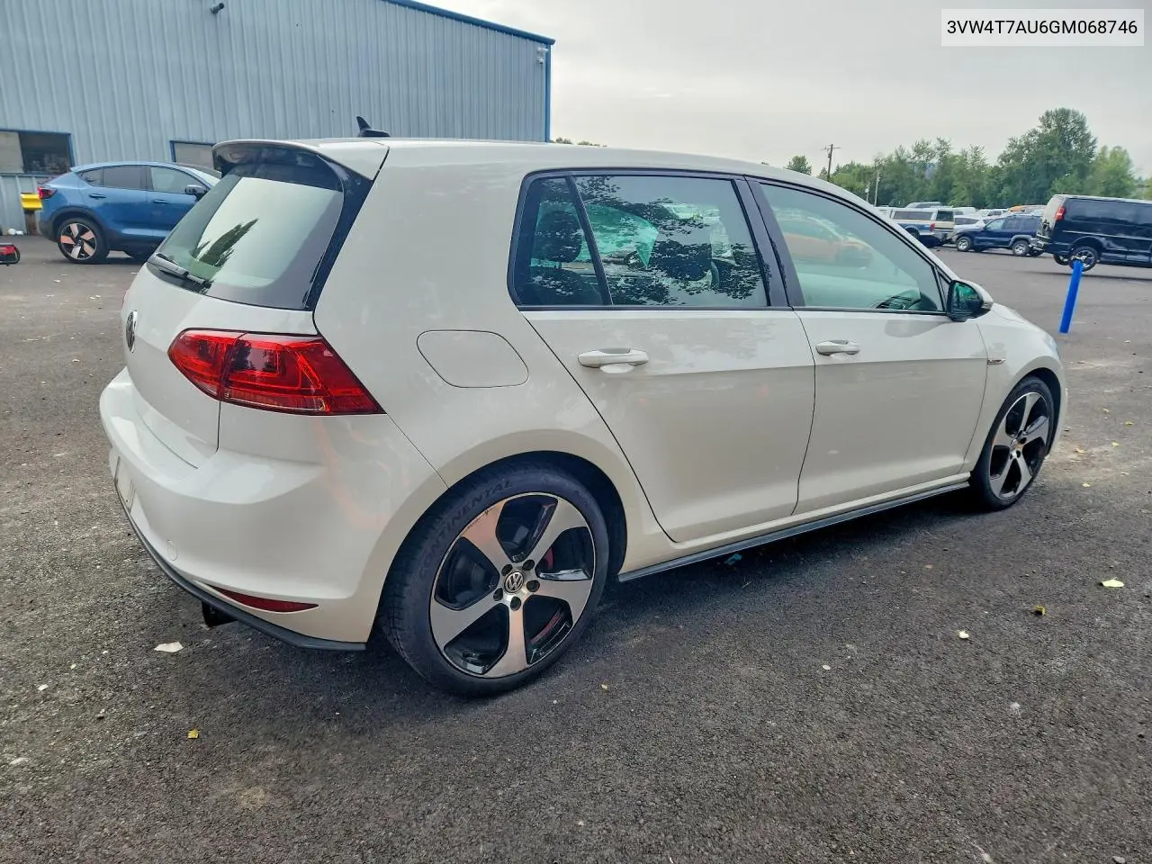 2016 Volkswagen Gti VIN: 3VW4T7AU6GM068746 Lot: 58972146