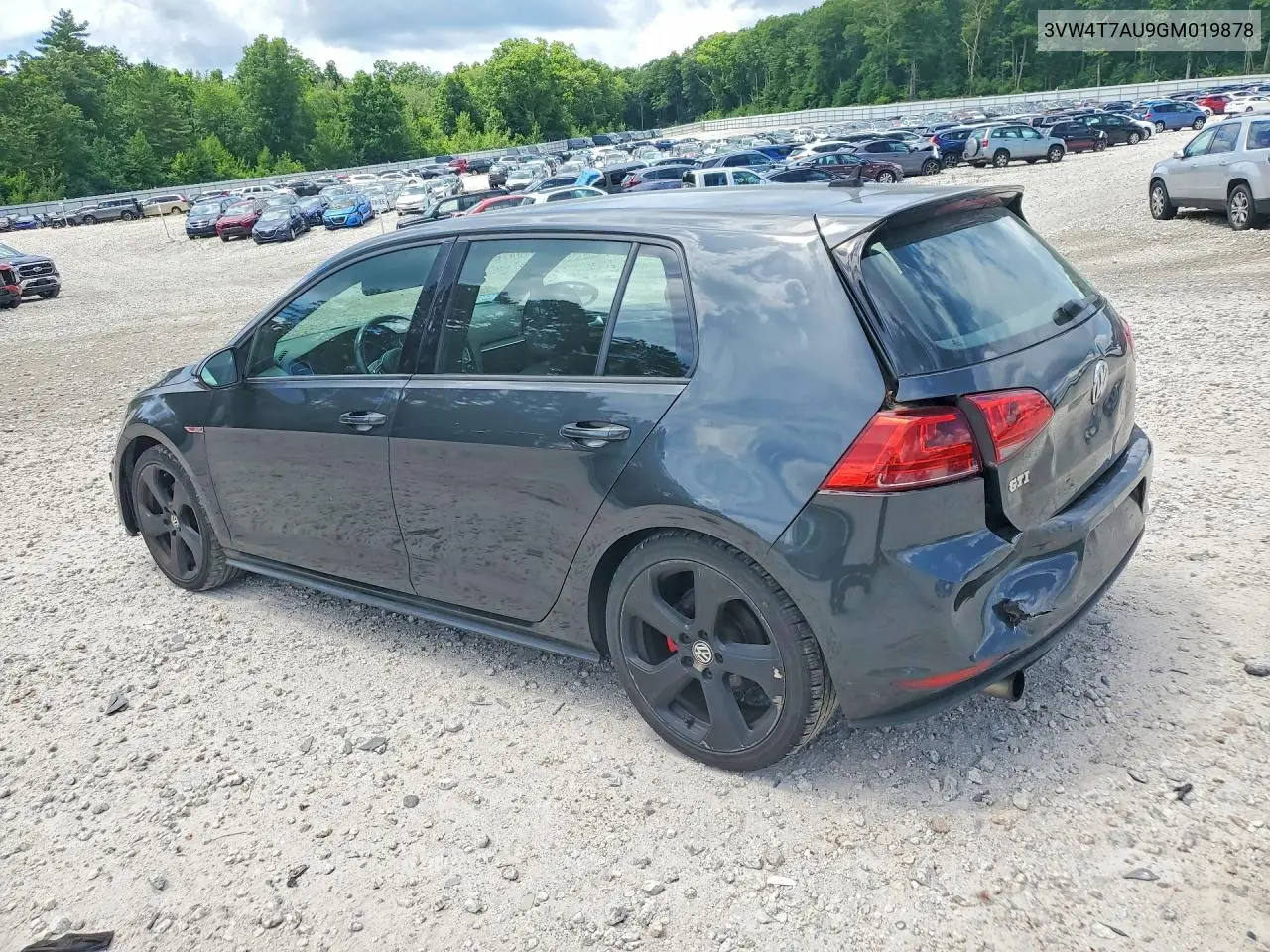 2016 Volkswagen Gti S/Se VIN: 3VW4T7AU9GM019878 Lot: 59756486