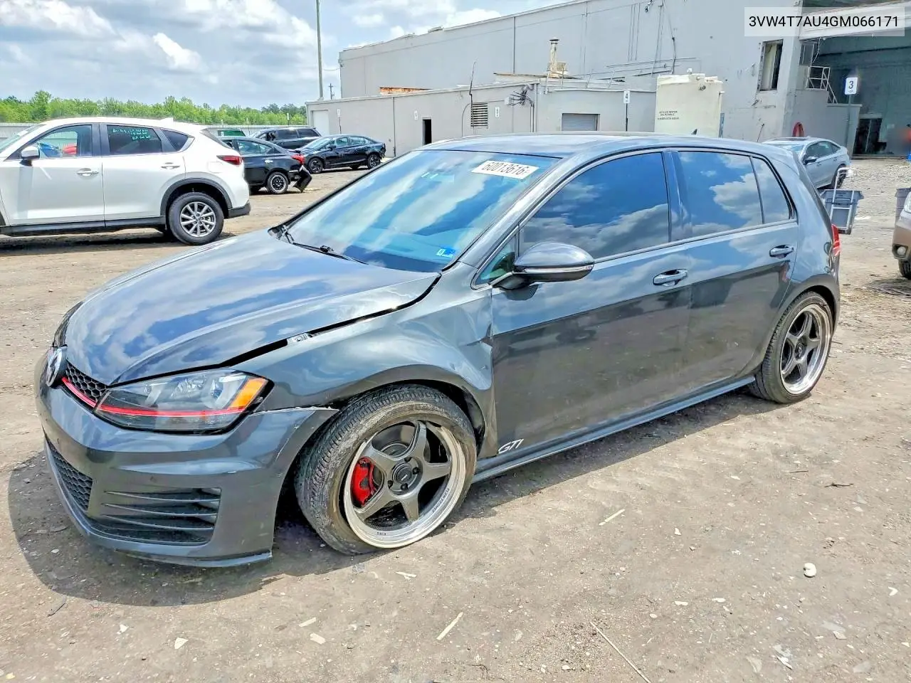 2016 Volkswagen Gti S/Se VIN: 3VW4T7AU4GM066171 Lot: 60013616