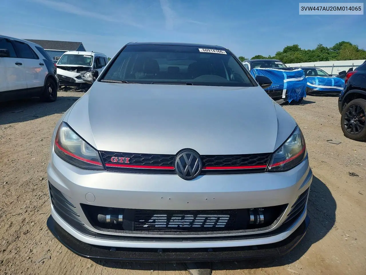 2016 Volkswagen Gti S/Se VIN: 3VW447AU2GM014065 Lot: 60914166