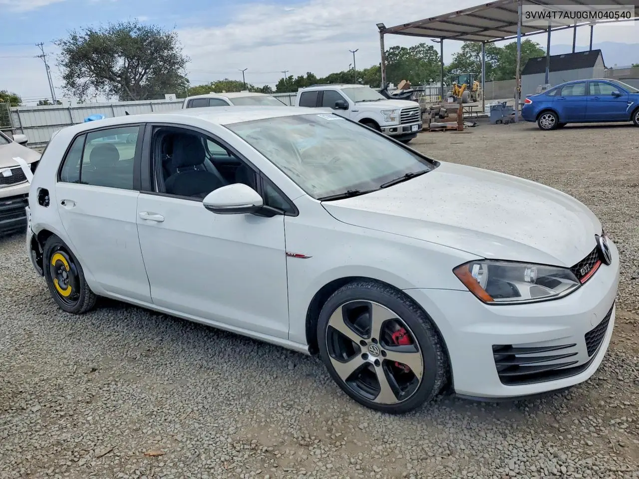 3VW4T7AU0GM040540 2016 Volkswagen Gti S/Se