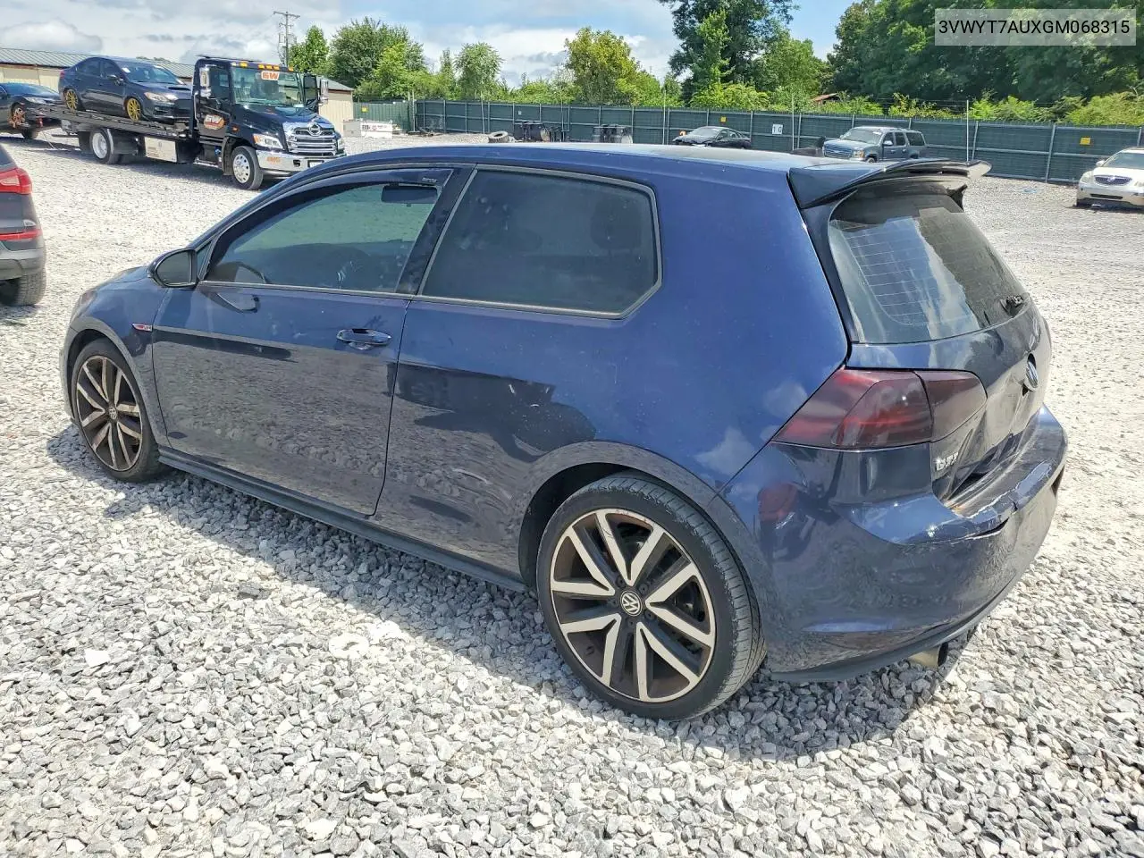 2016 Volkswagen Gti S VIN: 3VWYT7AUXGM068315 Lot: 61995046