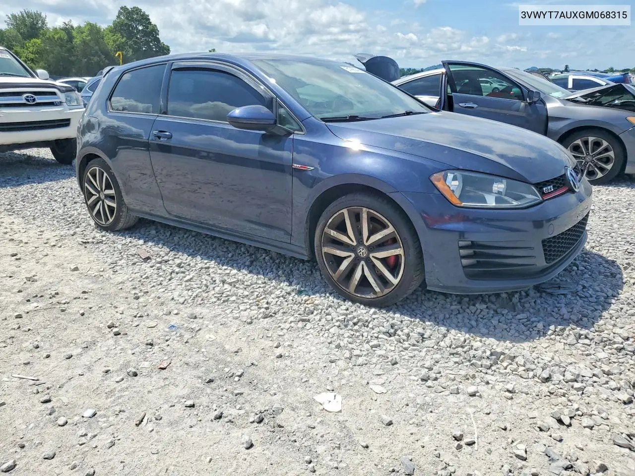 2016 Volkswagen Gti S VIN: 3VWYT7AUXGM068315 Lot: 61995046
