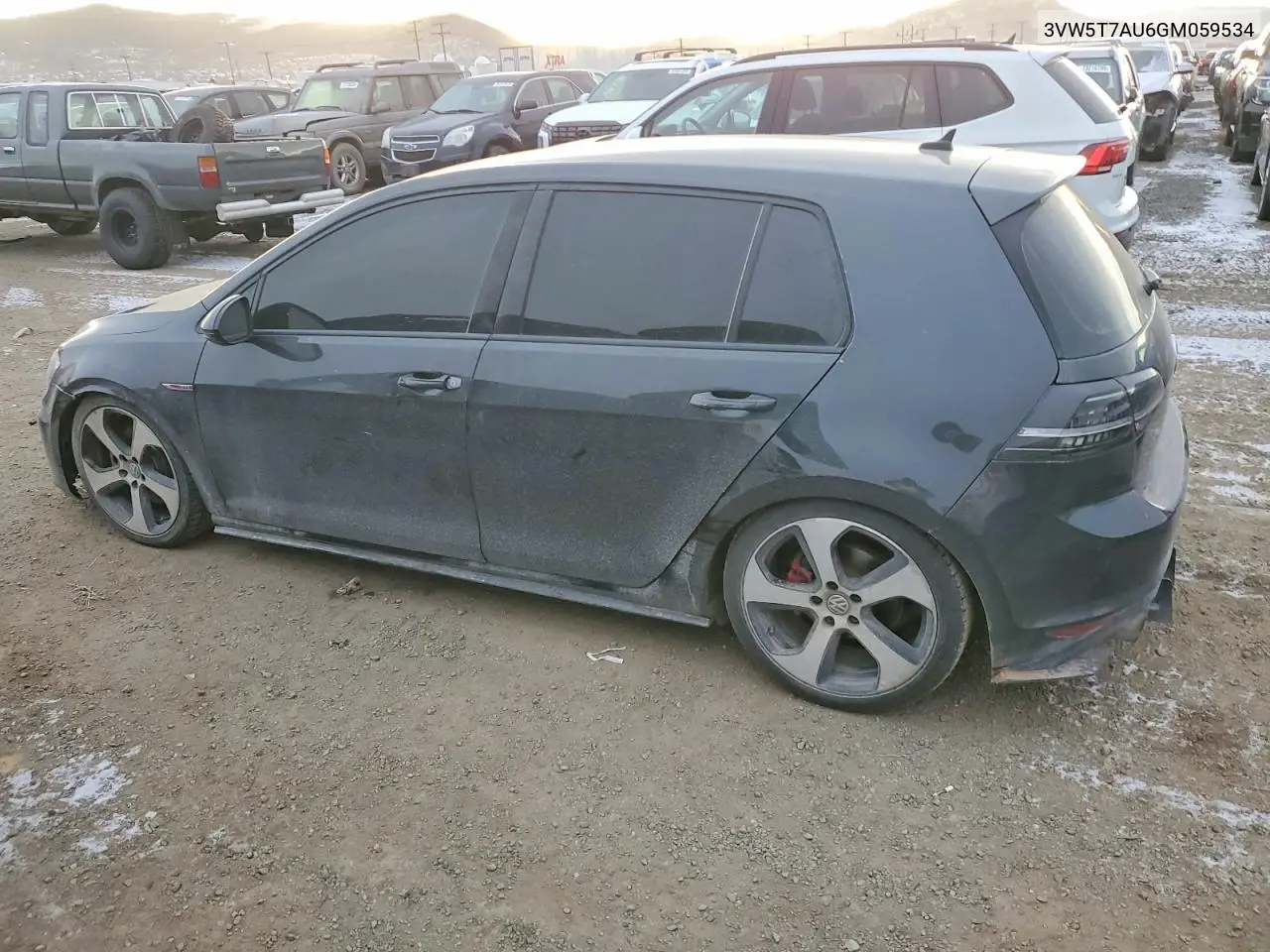 2016 Volkswagen Gti S VIN: 3VW5T7AU6GM059534 Lot: 73250975