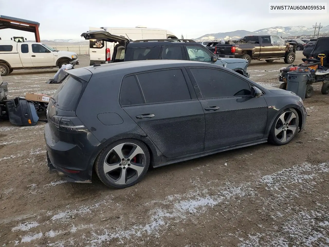2016 Volkswagen Gti S VIN: 3VW5T7AU6GM059534 Lot: 73250975