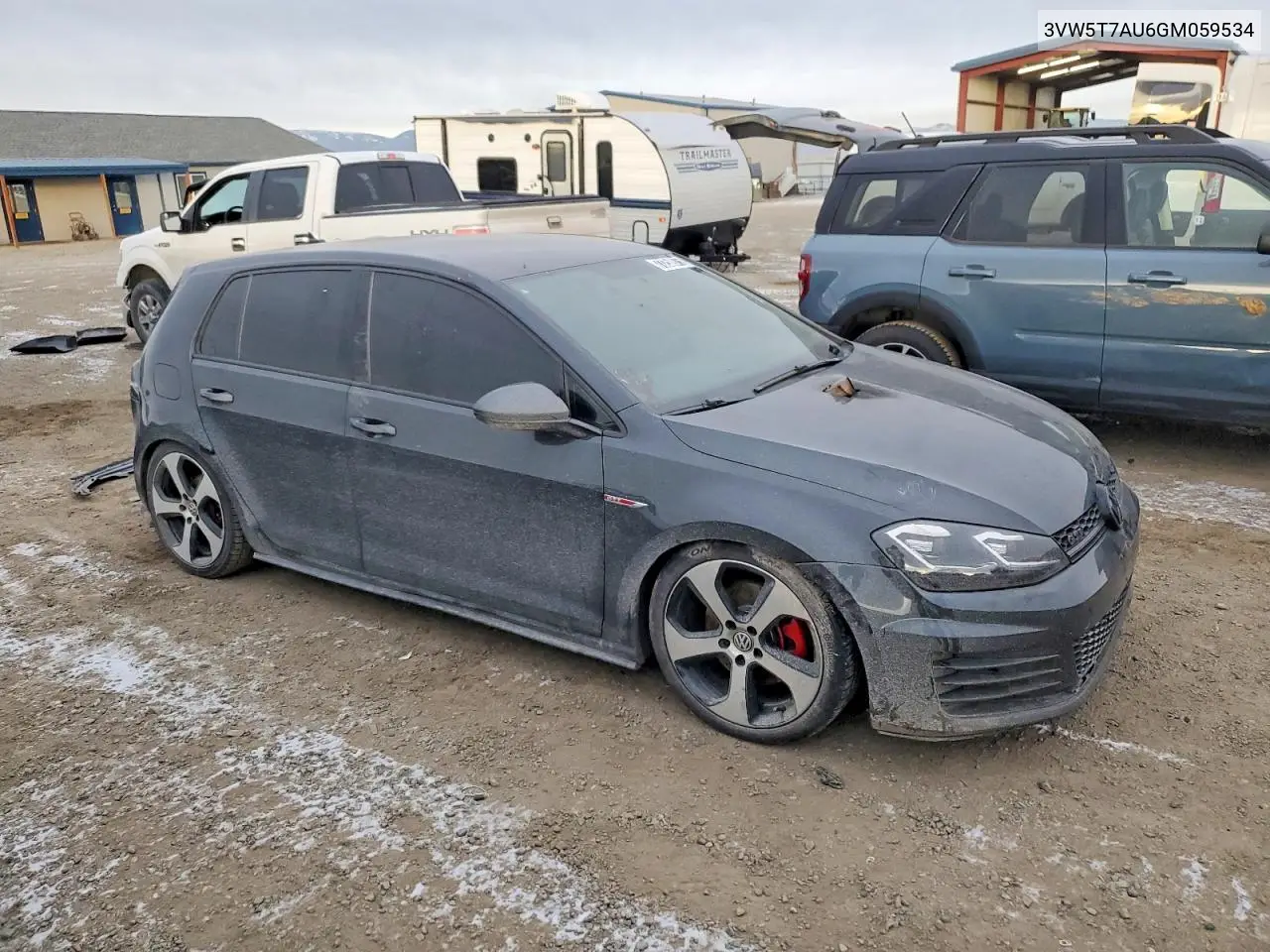 2016 Volkswagen Gti S VIN: 3VW5T7AU6GM059534 Lot: 73250975