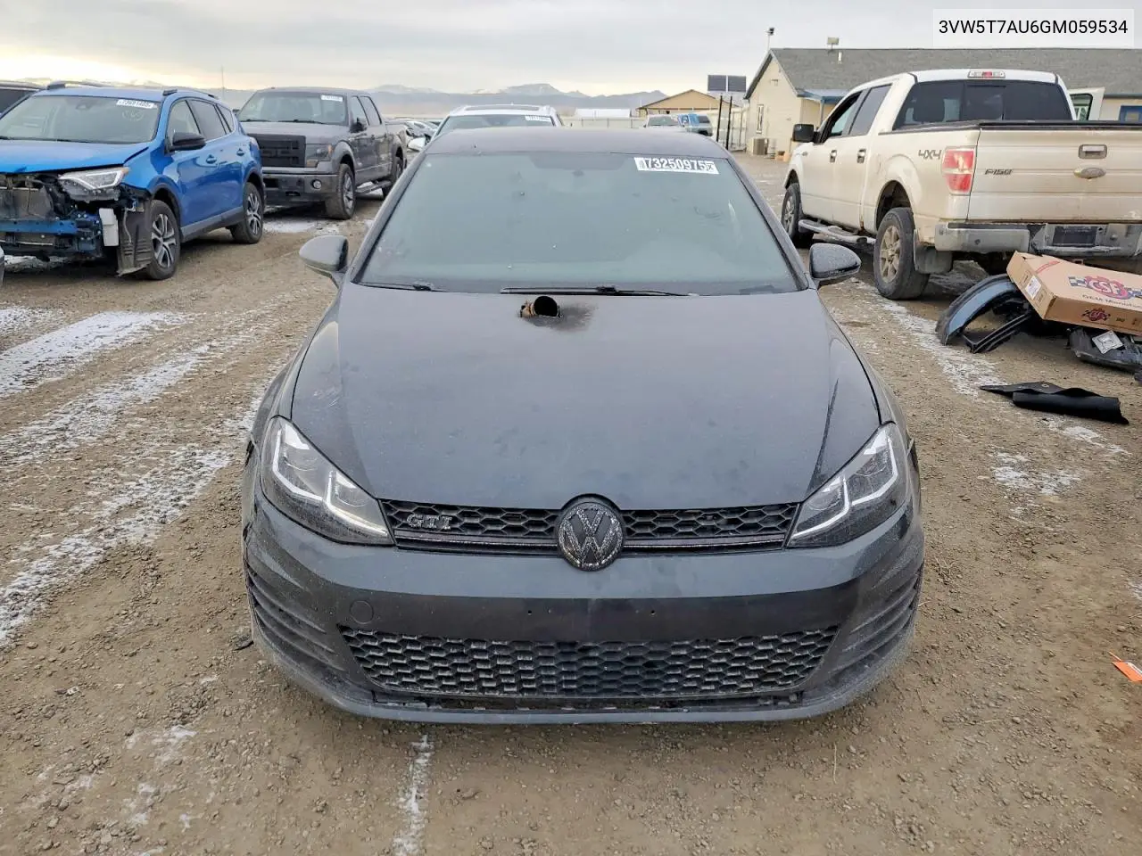 2016 Volkswagen Gti S VIN: 3VW5T7AU6GM059534 Lot: 73250975