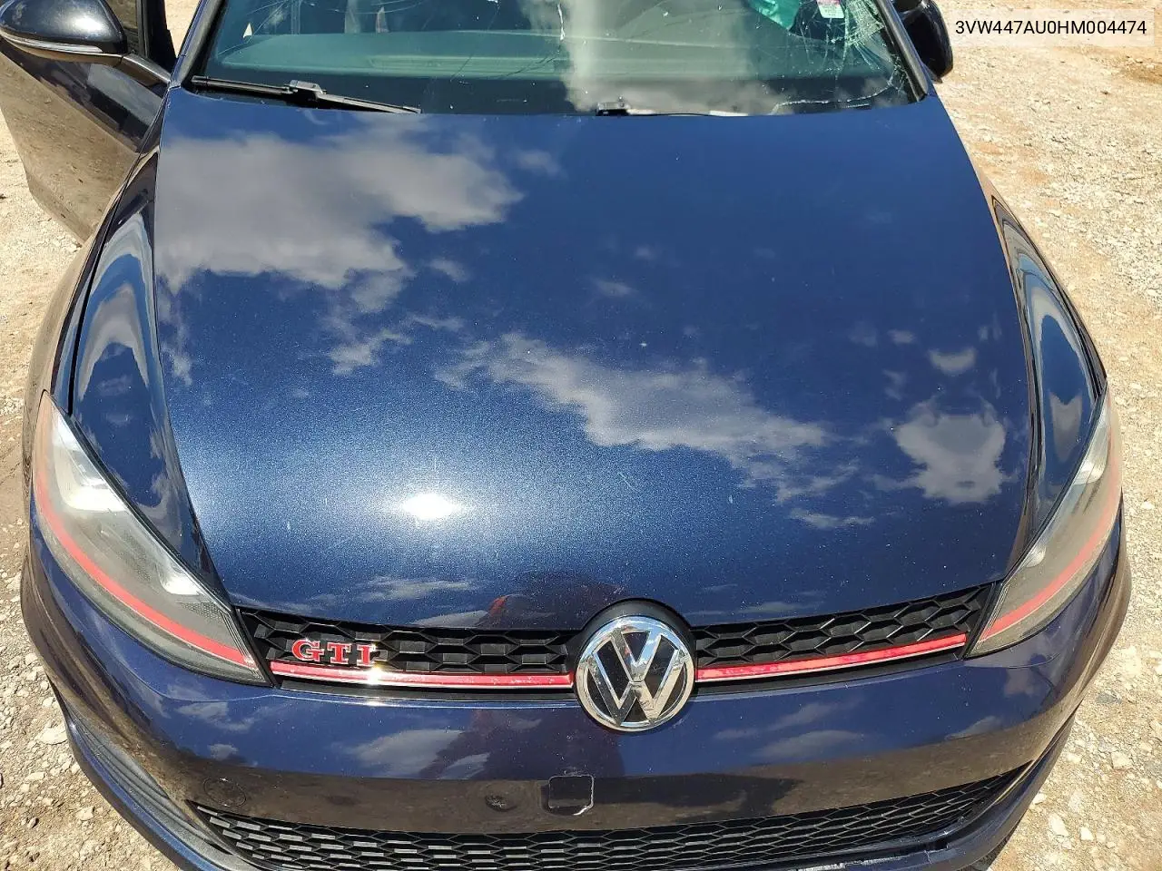 2017 Volkswagen Gti S VIN: 3VW447AU0HM004474 Lot: 55283636