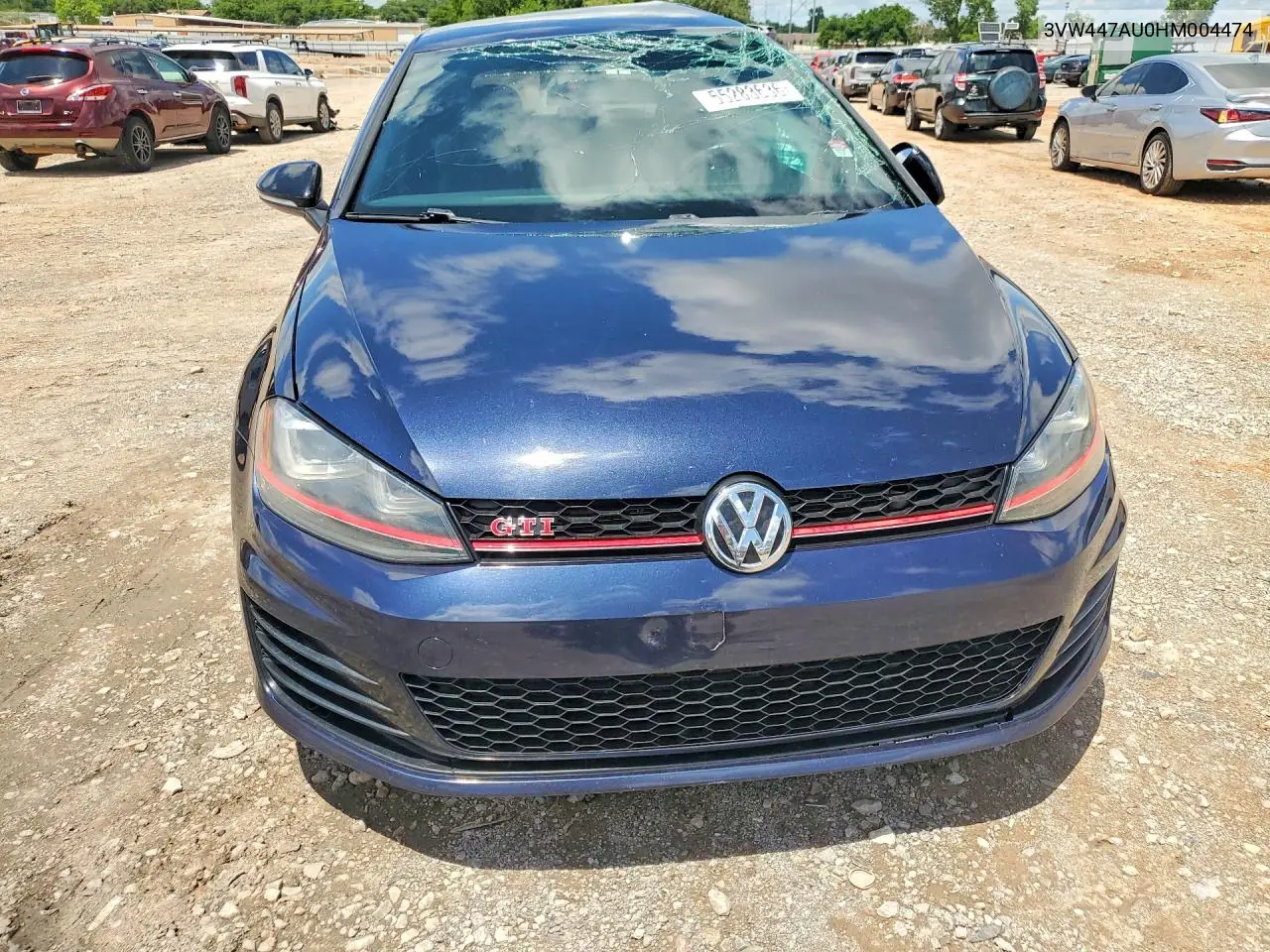 2017 Volkswagen Gti S VIN: 3VW447AU0HM004474 Lot: 55283636
