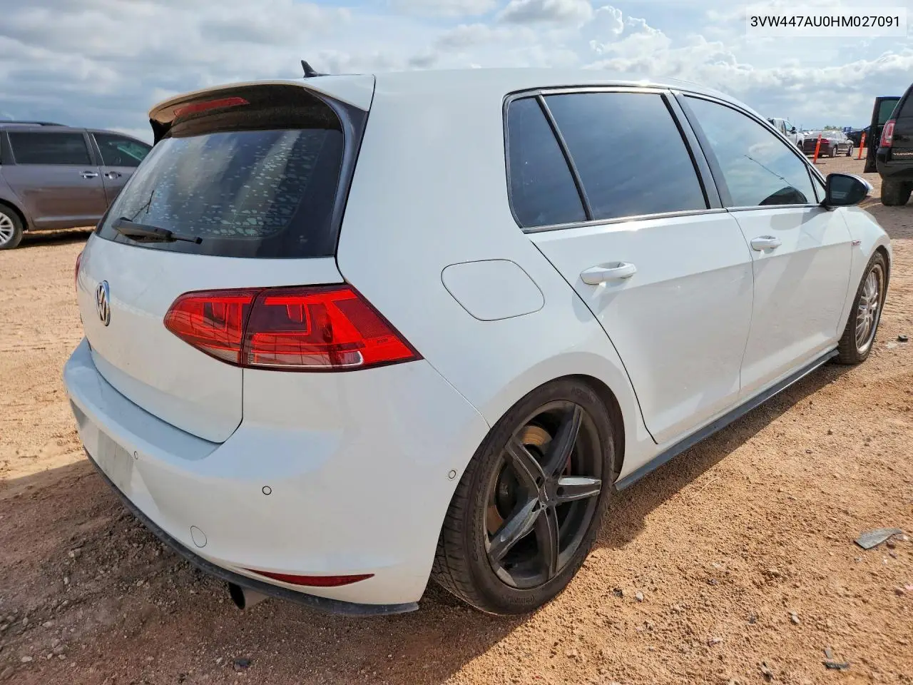 2017 Volkswagen Gti S VIN: 3VW447AU0HM027091 Lot: 56128276