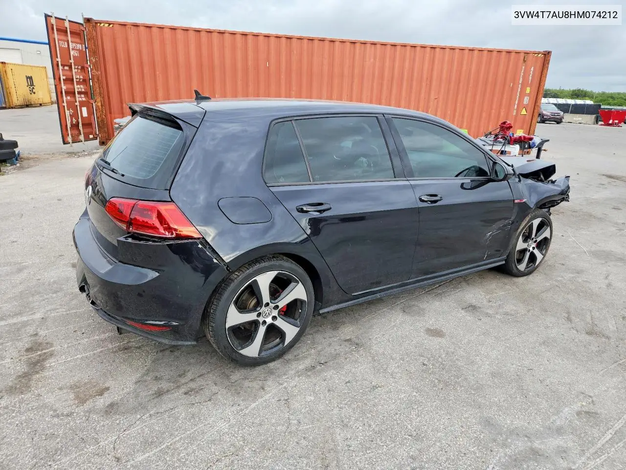 2017 Volkswagen Gti S VIN: 3VW4T7AU8HM074212 Lot: 56708596