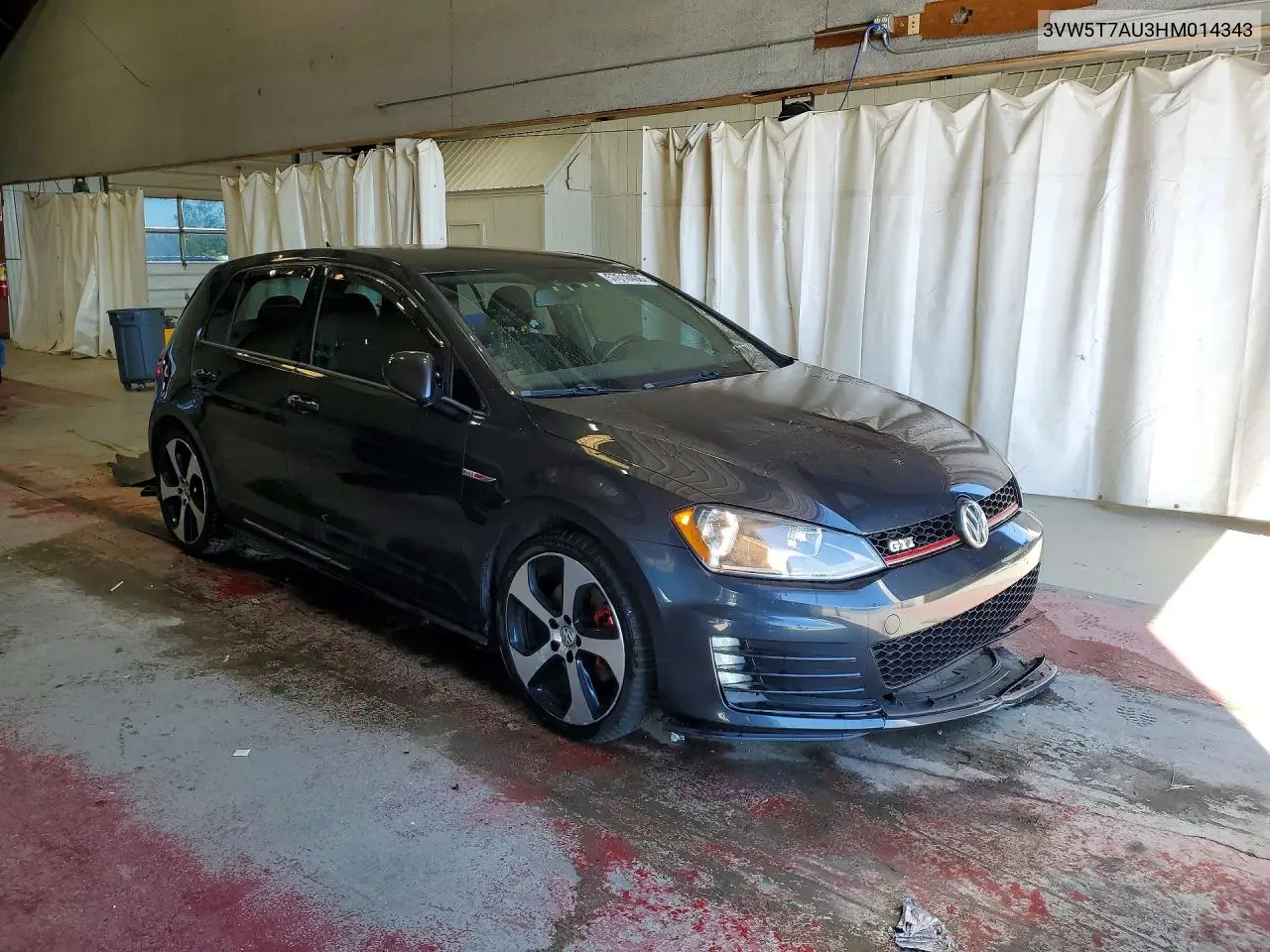 2017 Volkswagen Gti S VIN: 3VW5T7AU3HM014343 Lot: 57618406