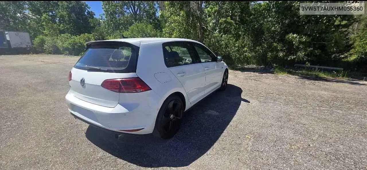 2017 Volkswagen Gti S VIN: 3VW5T7AUXHM055360 Lot: 57780506
