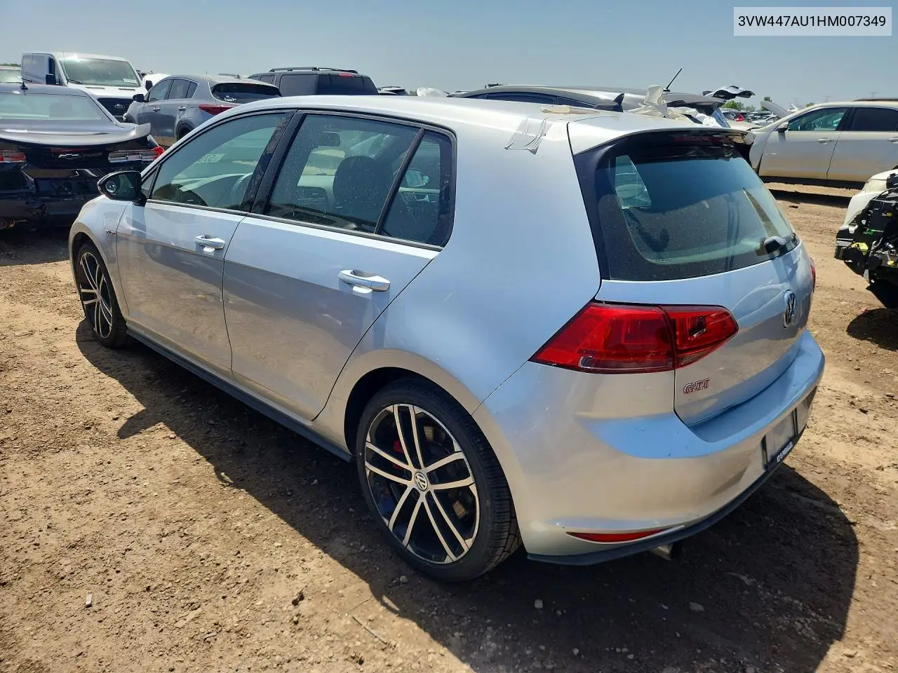 2017 Volkswagen Gti S/Se VIN: 3VW447AU1HM007349 Lot: 57822456