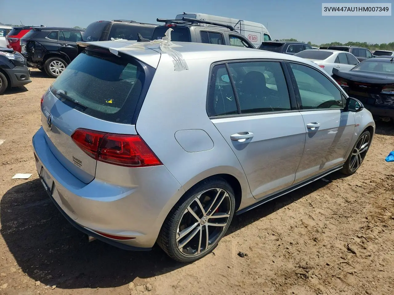 2017 Volkswagen Gti S/Se VIN: 3VW447AU1HM007349 Lot: 57822456