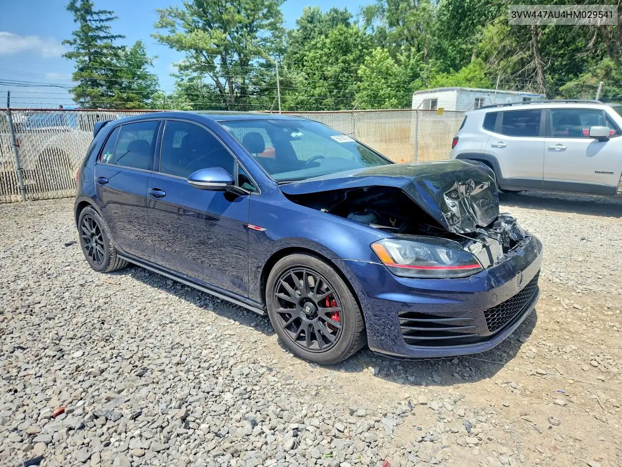 2017 Volkswagen Gti S/Se VIN: 3VW447AU4HM029541 Lot: 58159776